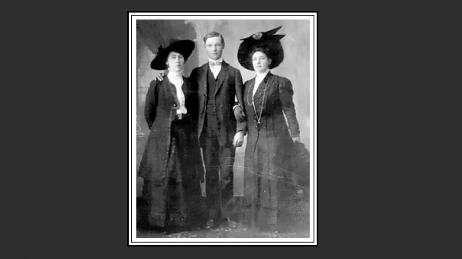  Ethel Andrew, Edgar Andrew y Josefina Cowan, su mamá. (https://edgarandrewtitanic.wixsite.com/museovirtual)