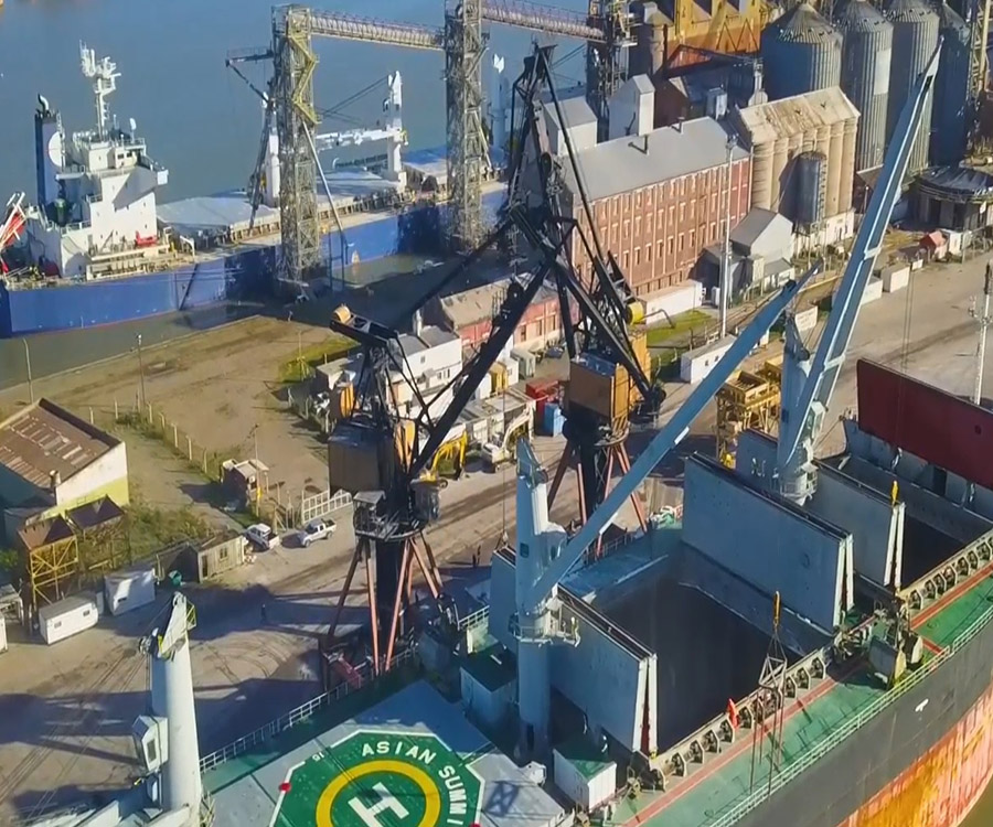 Significativo aumento de cargas, con cifras históricas, en el puerto de Bahía Blanca