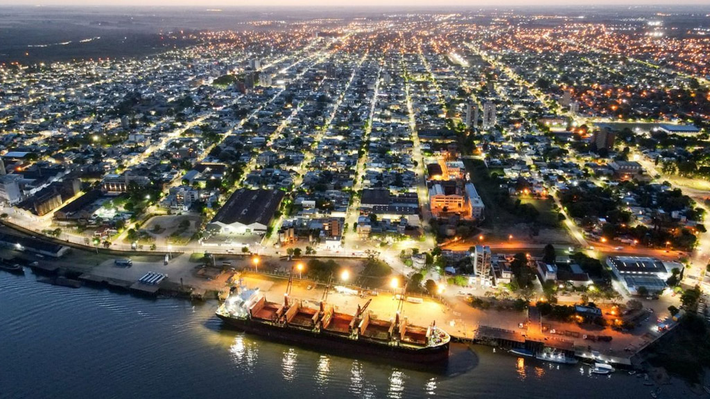 En fotos: nueva exportación desde el puerto de Concepción del Uruguay