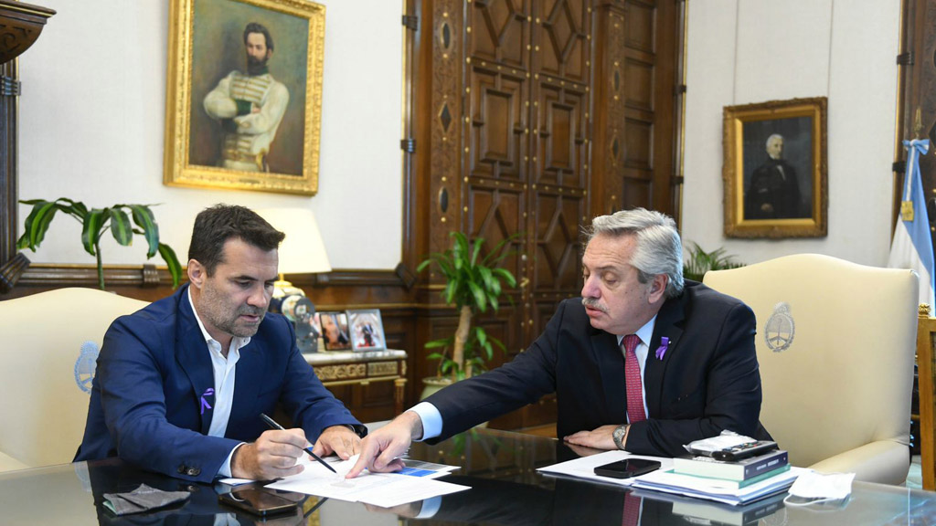 Alberto Fernández anunció la construcción del gasoducto Néstor Kirchner