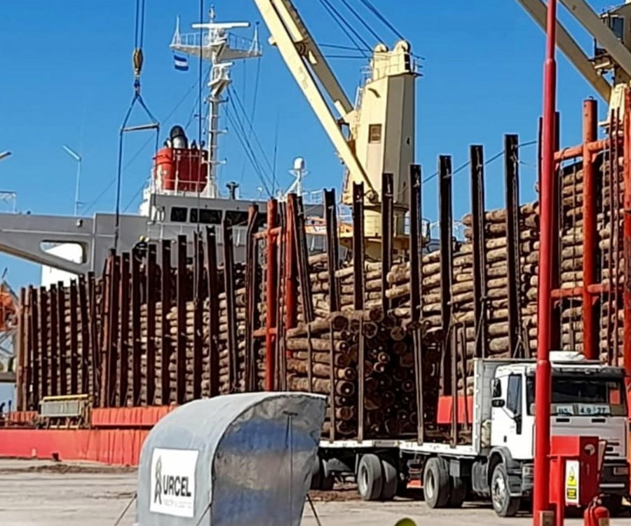 Primera exportación del año desde los puertos entrerrianos