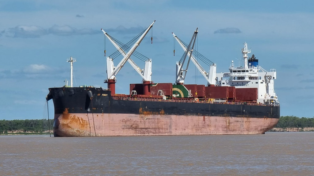 Fuerte aumento de los embarques de trigo por los puertos argentinos