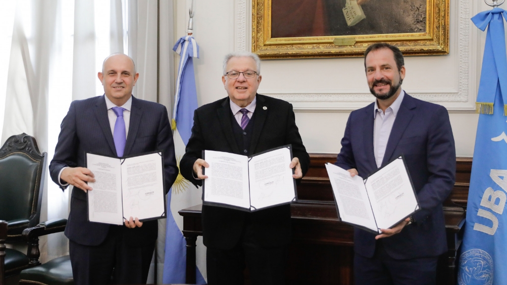 Vía Navegable: Transporte firmó un convenio con la Universidad de Buenos Aires