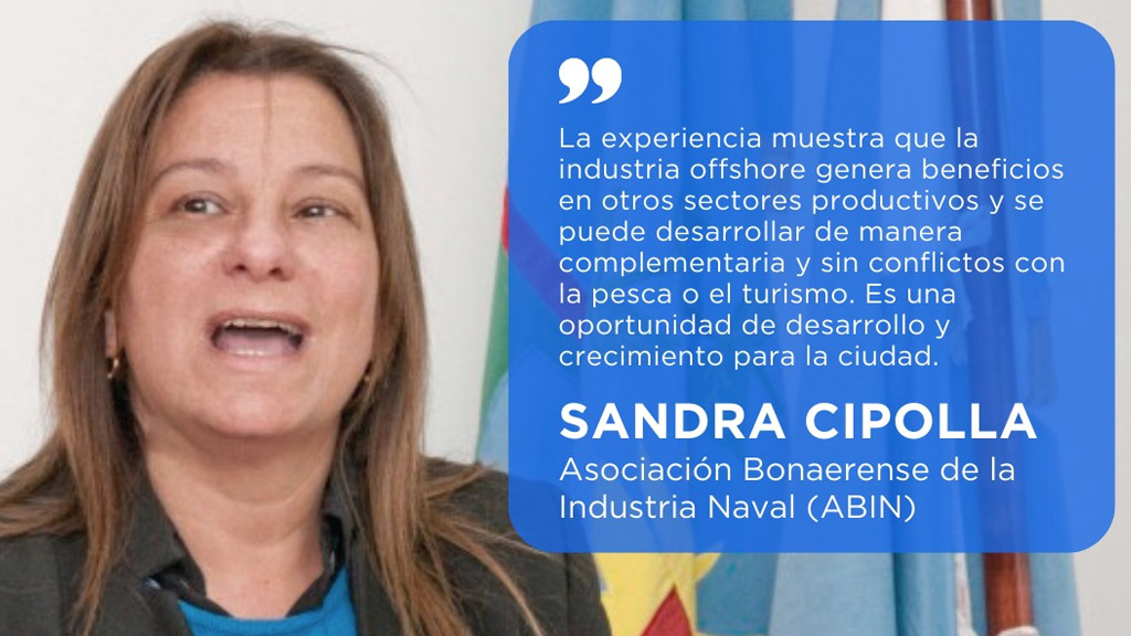 Audiencia pública: Sandra Cipolla fundamentó el apoyo de la ABIN a la actividad offshore