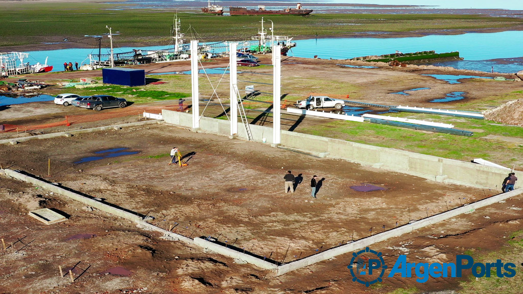 En fotos: avanzan las obras para la radicación de Conarpesa en Puerto Rosales