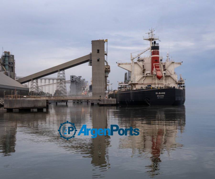 El puerto de Bahía Blanca embarcó un 14% más de toneladas que el año pasado