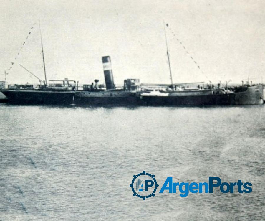 El arribo del vapor “Chubut” y la primera descarga en el puerto de Mar del Plata