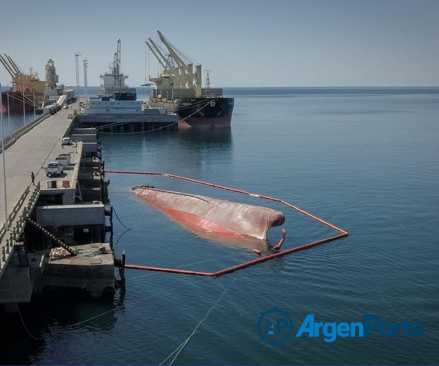 Puerto Madryn: El puerto busca resolver la situación del pesquero hundido Pescargen IV