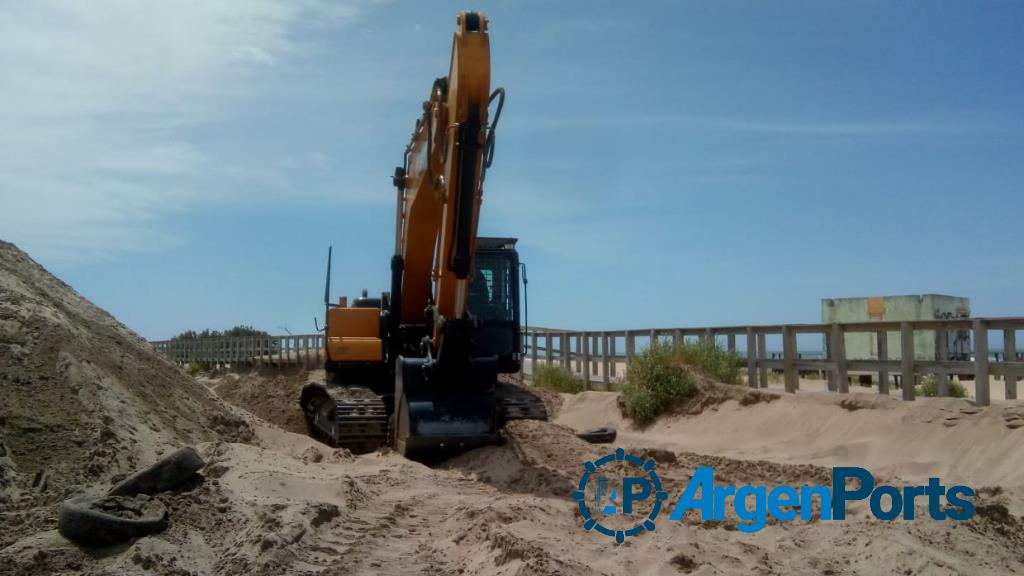 Mar del Plata: ceden arena de la costa portuaria para recuperar la superficie de Playa Grande