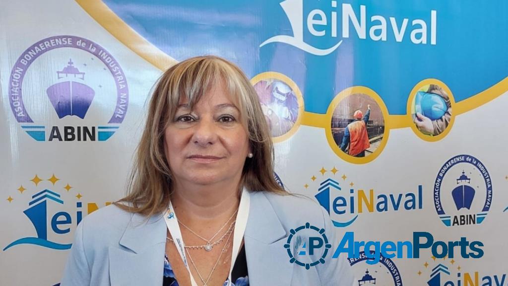Sandra Cipolla destacó el posicionamiento de la industria naval marplatense