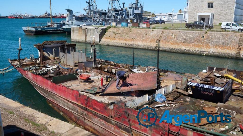 Mar del Plata: autoridades del Ministerio de Producción recorrieron los trabajos en el puerto
