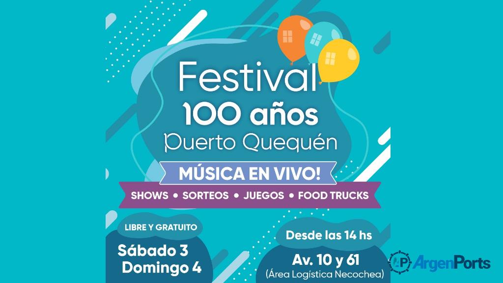 Cuenta regresiva para los festejos de los 100 años de Puerto Quequén