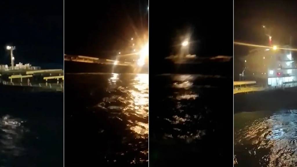 Quequén: no evidencia riesgo de naufragio el buque que embistió la Escollera Norte