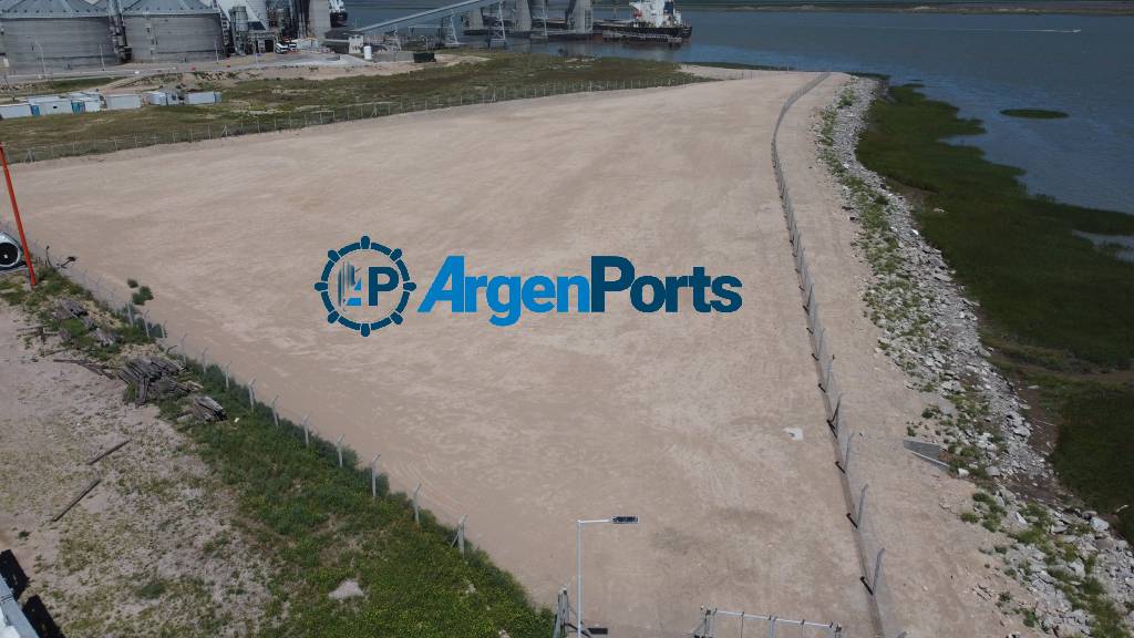 El puerto de Bahía Blanca sumó una nueva área a su operatoria logística
