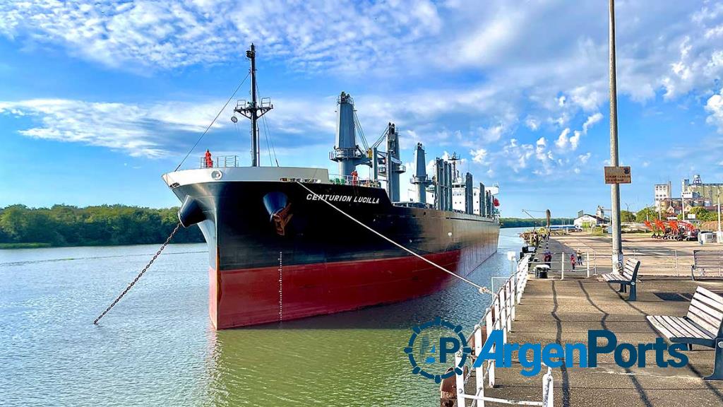 El puerto de Concepción del Uruguay no detiene el ritmo de las exportaciones
