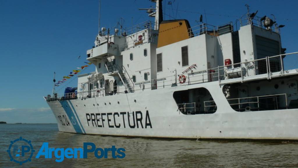 El guardacostas Mantilla navegó por el Canal Magdalena (alternativa B del Canal Punta Indio) para llegar a Buenos Aires desde el sur
