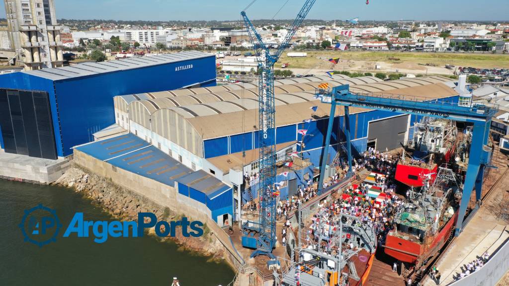 Así es la nueva nave industrial de Astillero Contessi en Mar del Plata