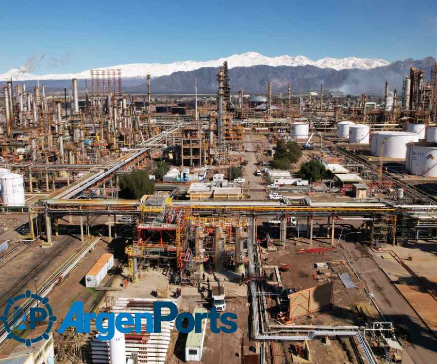 La refinería de YPF en Luján de Cuyo tuvo récord de procesamiento en marzo