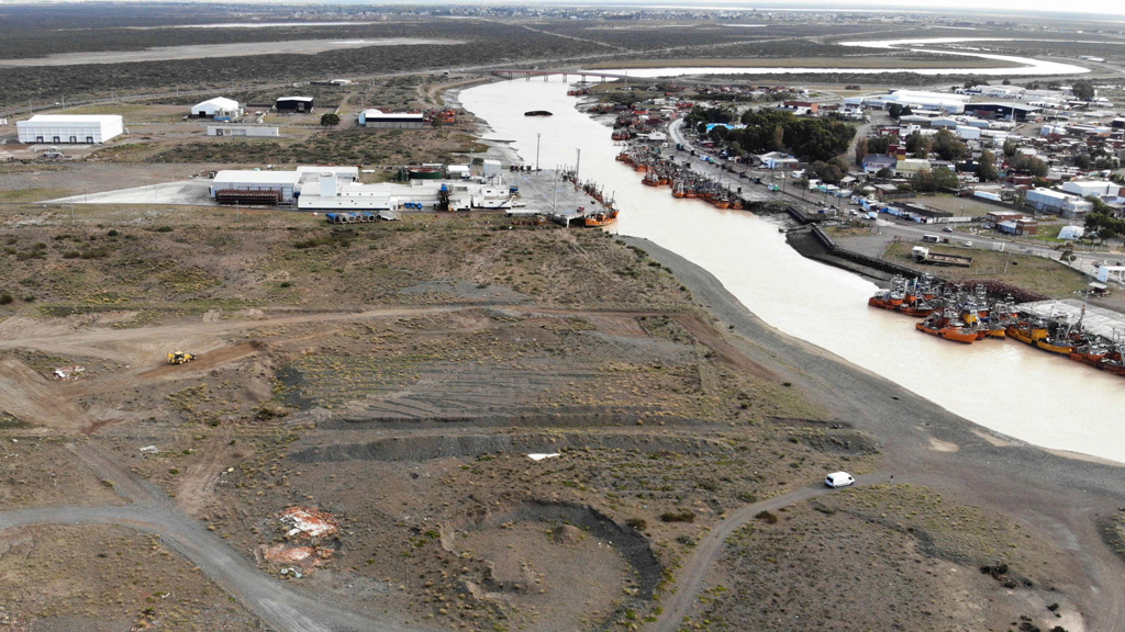 Video:  gran inversión privada para la construcción de muelles en el puerto de Rawson